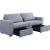 Rogyne Fabric Storage Sofa