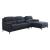 Walcher Linen L-Shaped Sectional Sofa w/ Storage Console