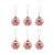 Beaded Ornament Round (Set of 6)