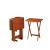 Donna 5-Piece Wood Tray Table Set