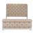 Abbey Park Tufted Chenille Sleigh Bed – Antique White