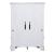 Abbey Park Wood 2-Mirrored Door 1-Drawer Chest
