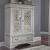 Abbey Park Wood 2-Mirrored Door 1-Drawer Chest