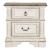 Abbey Park Wood 2-Drawer Night Stand w/Charging Station