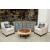 Crafton Wood 3-Drawer 4-Door Sideboard