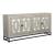 Artemis Wood 4-Door Sideboard w/Mirrored Doors