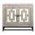 Artemis Wood 2-Door Cabinet w/Mirrored Doors