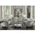 Versailles Oval Velvet Living Room Set