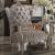 Versailles Oval Velvet Living Room Set