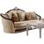 Ernestine Fabric/Wood Living Room Set