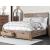 Wynton Wood Storage Platform Bed w/USB Charger, Eastern King Size