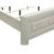 Modern Play Wood Panel Bed | Sandstone Finish | Liberty