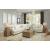 Zada 3-Piece Polyester L-Shaped Sectional Sofa