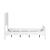 Cottage View White Melamine Bed | Scratch-Resistant Panel
