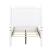 Cottage View White Melamine Bed | Scratch-Resistant Panel