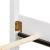 Cottage View White Melamine Bed | Scratch-Resistant Panel