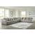 Bayless 4-Piece Polyester L-Shaped Sectional