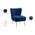 Tess Velvet Accent Chair
