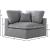 Serene Linen Fabric Deluxe Comfort Corner Chair