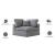 Serene Linen Fabric Deluxe Comfort Corner Chair