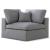 Serene Linen Fabric Deluxe Comfort Corner Chair