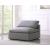 Serene Linen Fabric Deluxe Comfort Armless Chair