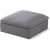 Serene Linen Fabric Deluxe Comfort Ottoman