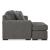 Gardiner Polyester L-Shaped Sectional Sofa w/Left Arm Chaise Facing