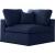 Serene Linen Fabric Deluxe Comfort Corner Chair