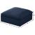 Serene Linen Fabric Deluxe Comfort Ottoman