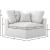 Serene Linen Fabric Deluxe Comfort Corner Chair