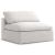 Serene Linen Fabric Deluxe Comfort Armless Chair
