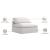 Serene Linen Fabric Deluxe Comfort Armless Chair