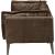 Porchester Distress Top Grain Leather Living Room Set