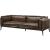 Porchester Distress Top Grain Leather Living Room Set