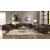 Porchester Distress Top Grain Leather Living Room Set