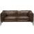 Porchester Distress Top Grain Leather Living Room Set