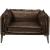 Porchester Distress Top Grain Leather Living Room Set
