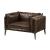 Porchester Distress Top Grain Leather Chair