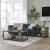 Bayhill Trellis Rectangular Glass/Wood Cocktail Table