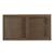 Bayhill Trellis Glass & Wood Cocktail Table | Honey Brown