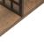 Bayhill Trellis Glass & Wood Cocktail Table | Honey Brown