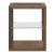 Bayhill Trellis Rectangular Glass/Wood End Table