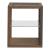 Bayhill Trellis Rectangular Glass/Wood End Table