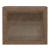 Bayhill Trellis Rectangular Glass/Wood End Table