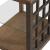 Bayhill Trellis Rectangular Glass/Wood End Table