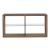 Bayhill Trellis Rectangular Glass/Wood Sofa Table