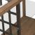 Bayhill Trellis Rectangular Glass/Wood Sofa Table