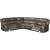 Tavin Leather-Aire Dual Recline L-Shaped Sectional Sofa