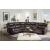 Tavin Leather-Aire Dual Recline L-Shaped Sectional Sofa